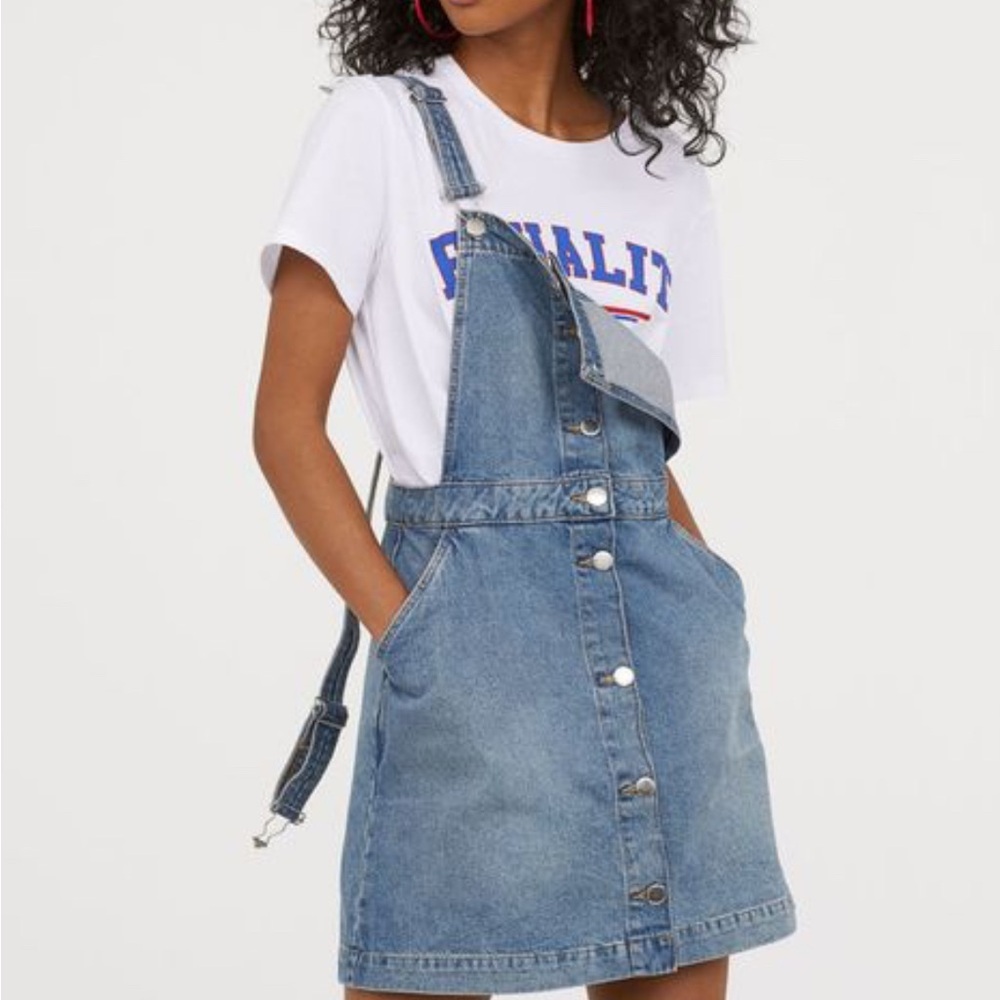 Divided Blue Denim Mini Dress